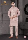 Pink Outluk Wedding Collection Vol 31 Viscose With Embroidery Work Kurta With Koti Bottom 3101 
